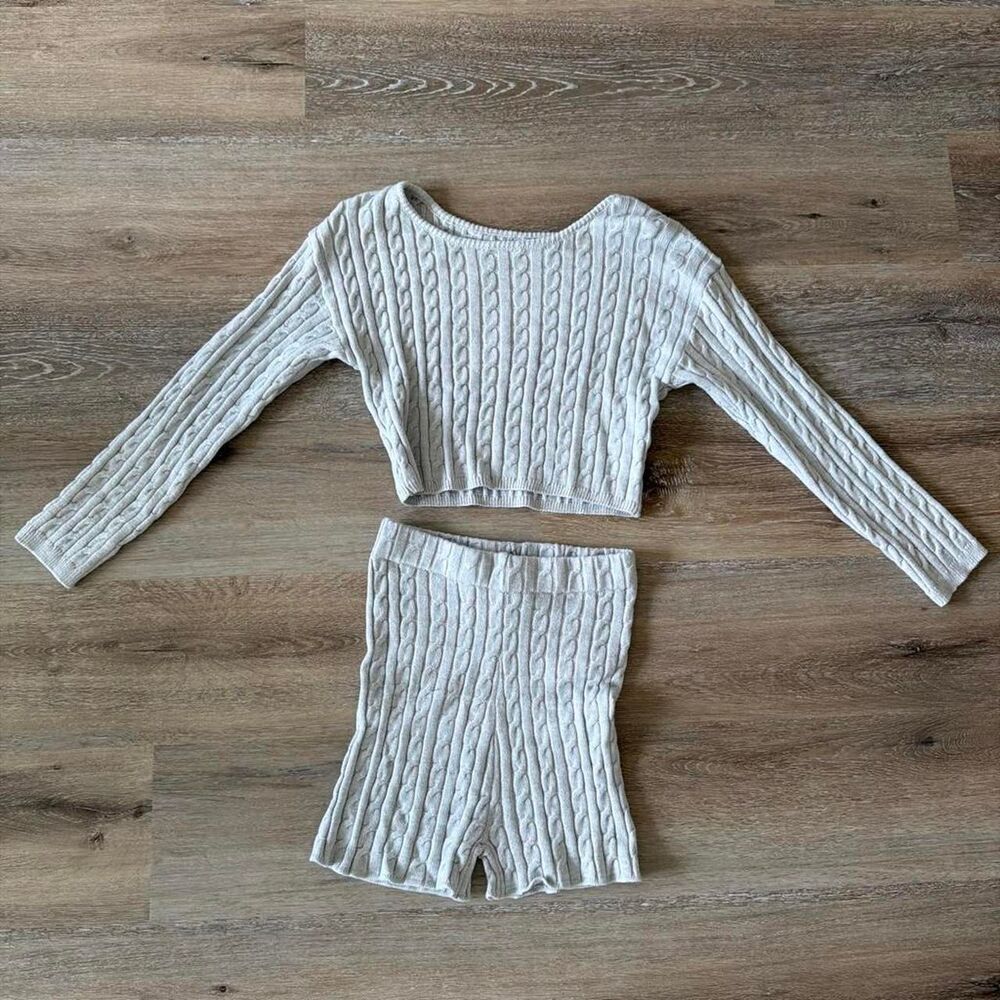 Shein Women's White and Cream Suit